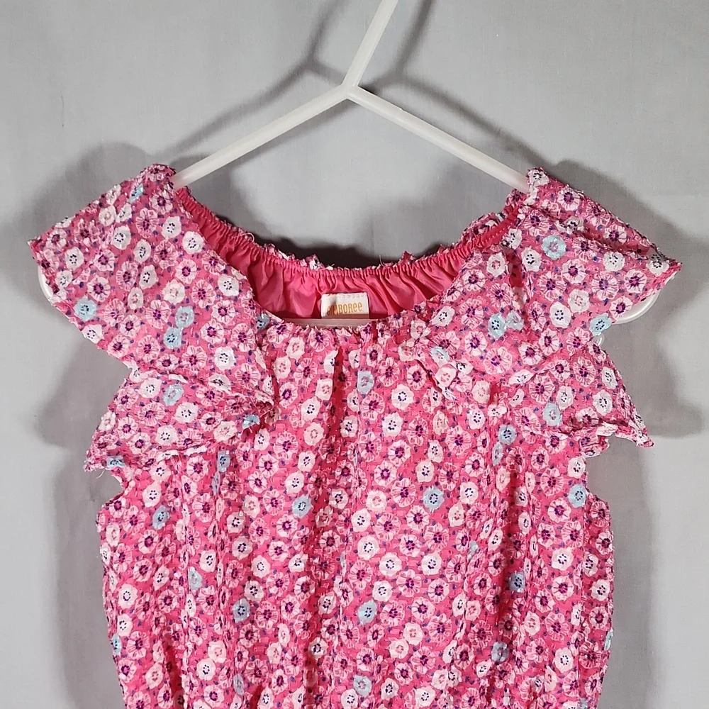 Gymboree Floral Design Girls Dress Size 5
